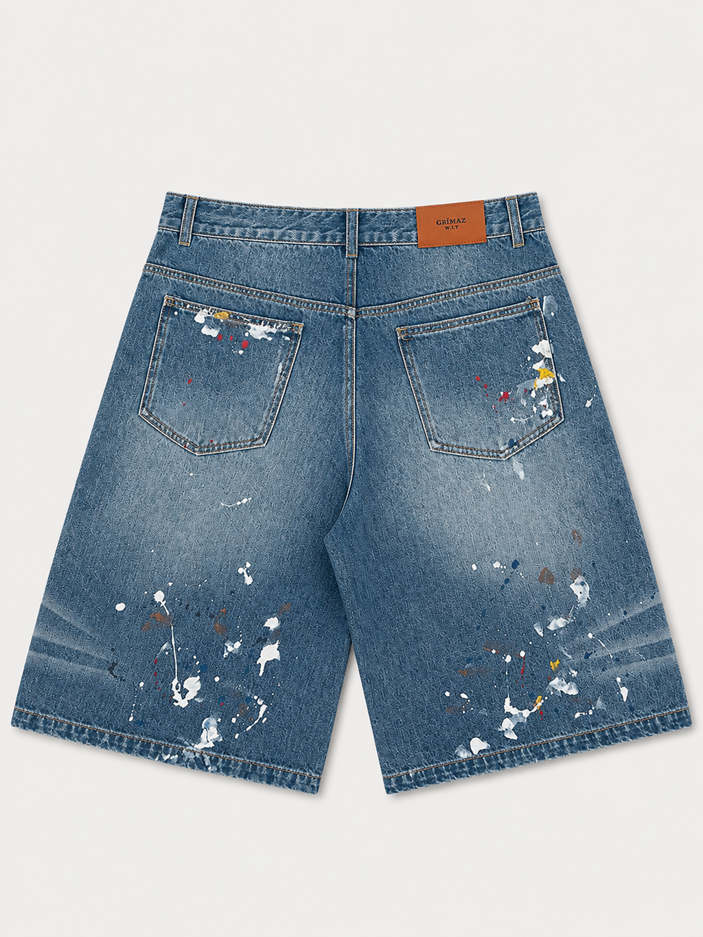 Paint Splatter Jorts (Pre Order)